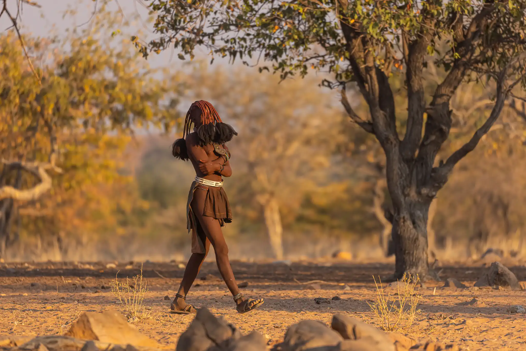 himba girl during a classic Namibia private safari