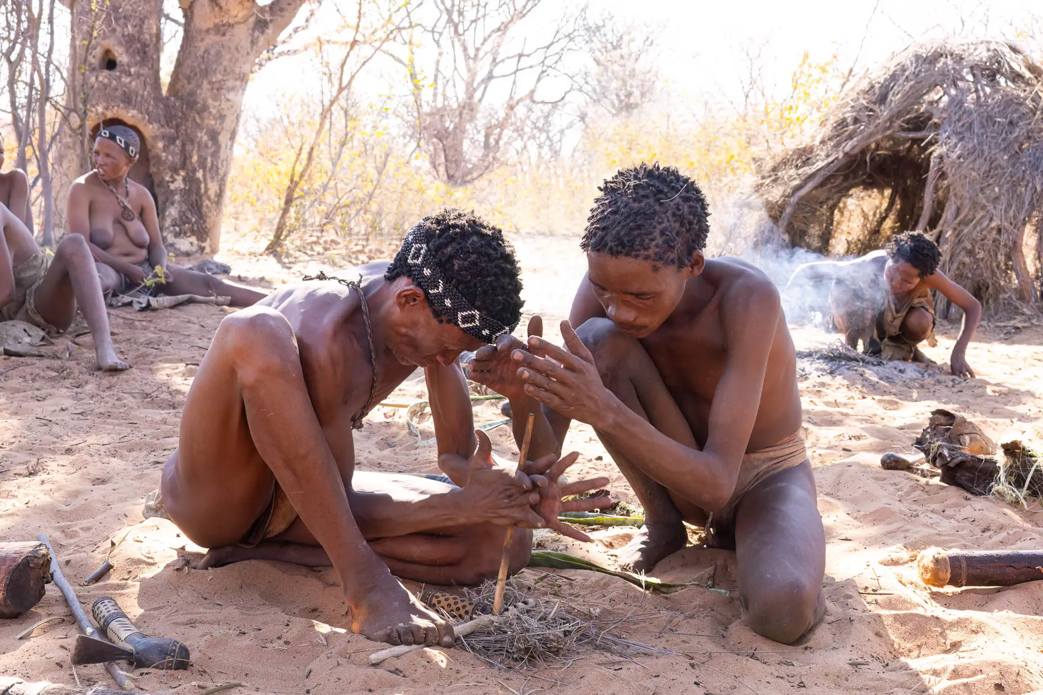 Ju/'Hoansi San people of northern Namibia