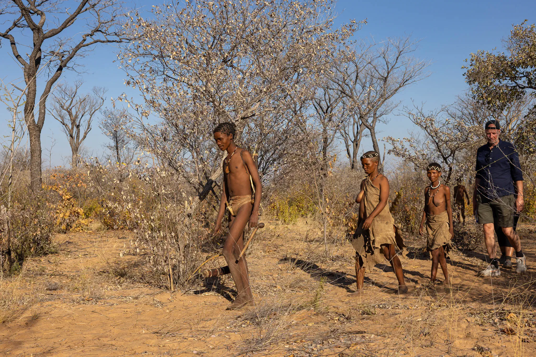 Walking with the Ju/'Haonsi San people of Northern Namibia