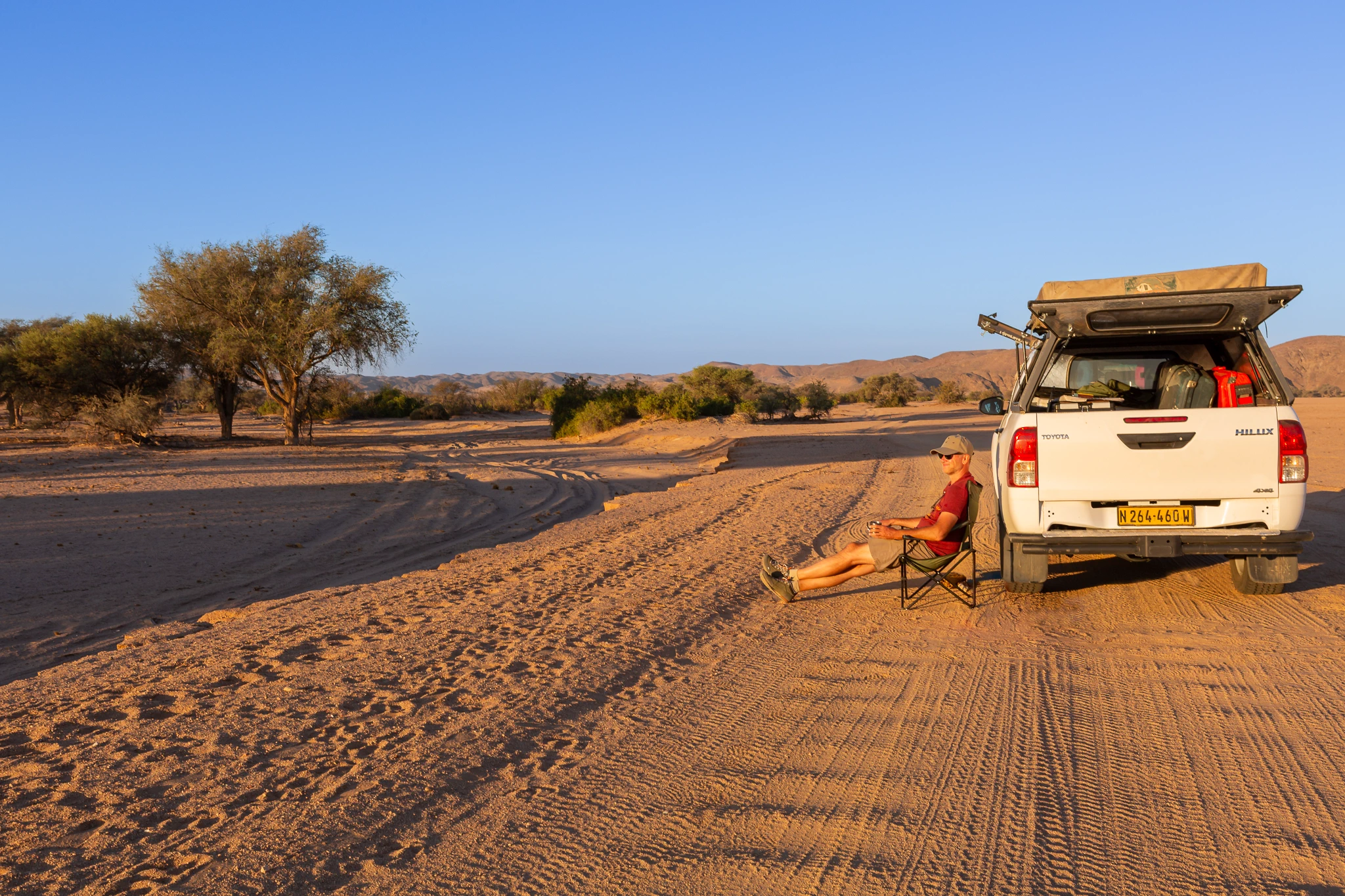 Guide during a Namibia private safari expedition