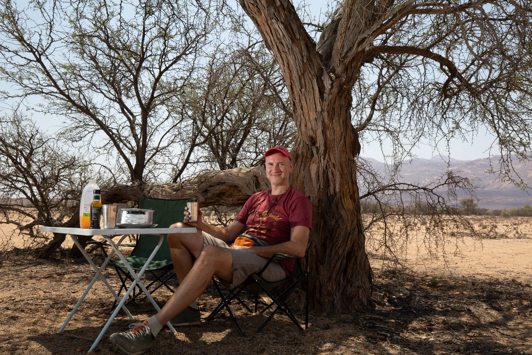 Toine IJsseldijk during a Namibia private safari expedition